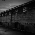 schwarzweiss foto bahnhof tostedt